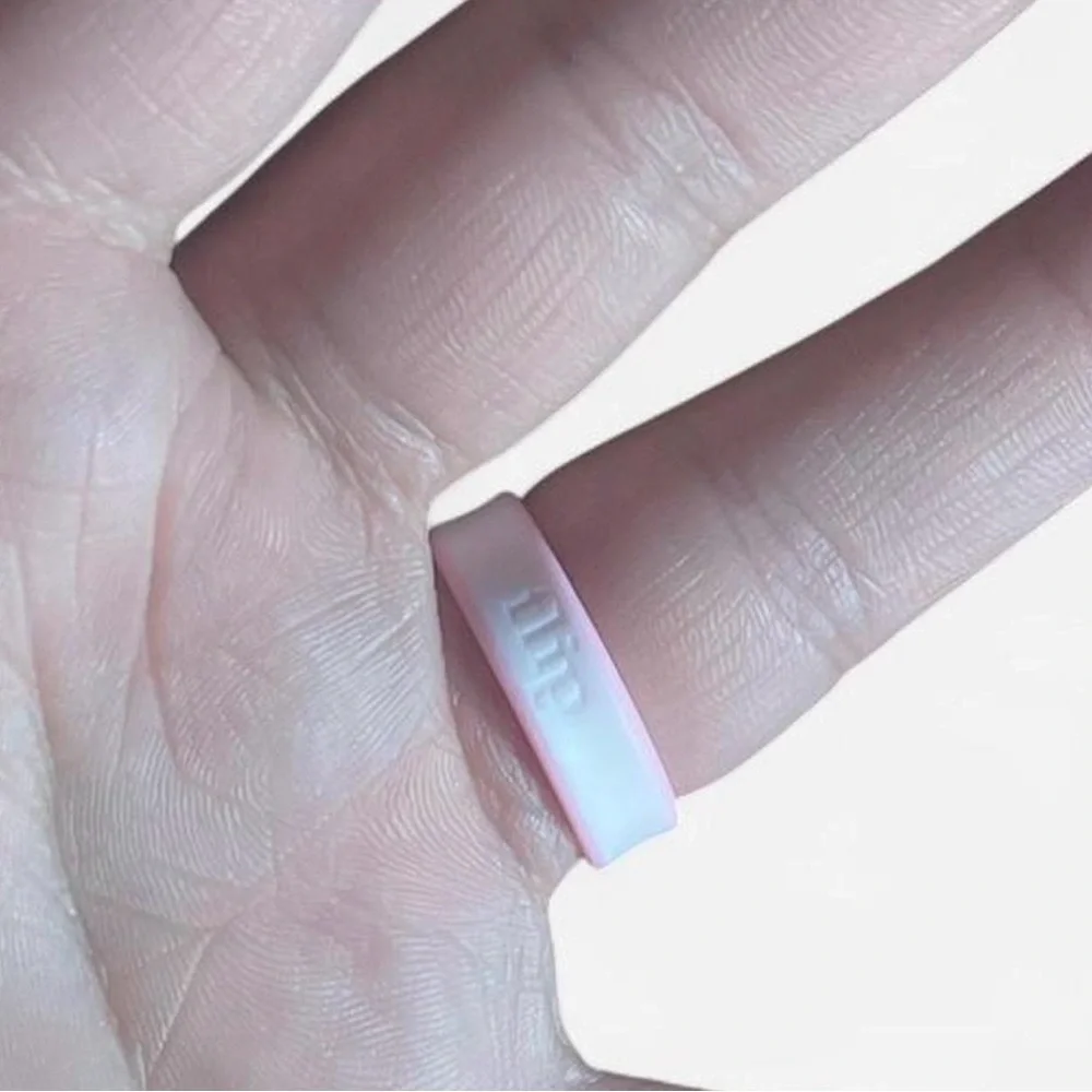 Pink and White “Flip” Ring